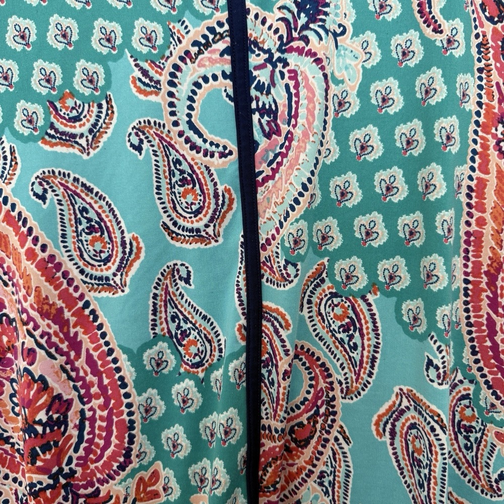 LINEA DONATELLA Women's Paisley Lace Racer Back Sleep Top Cami Size Medium - Picture 2 of 7